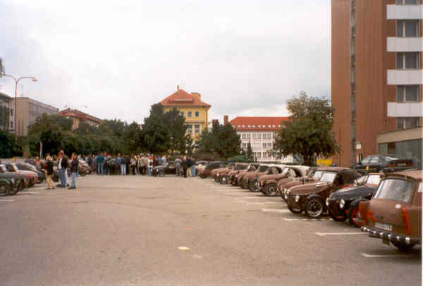 na parkoviti u hotelu Dukla